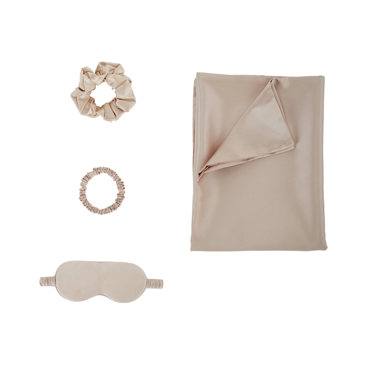 Silk Gift Set (pillowcase,eyemask and scrunchie)